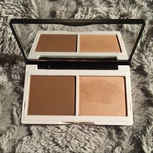 USED ONCE Lily Lolo sculpt and glow duo SANITIZED